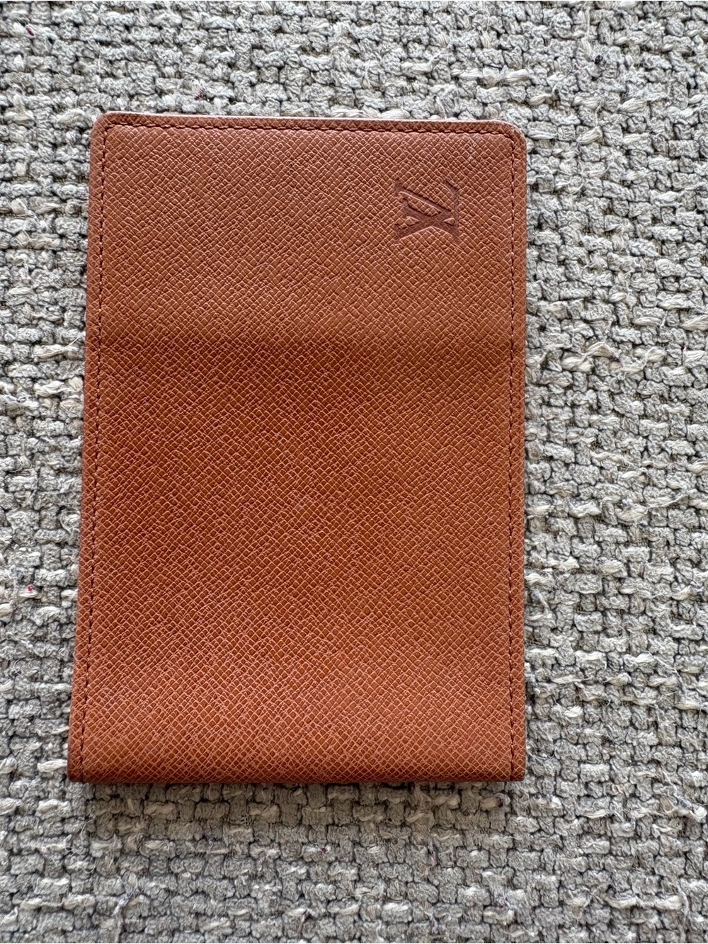 Louis Vuitton Vintage Card Holder Organizer Insert Made in France